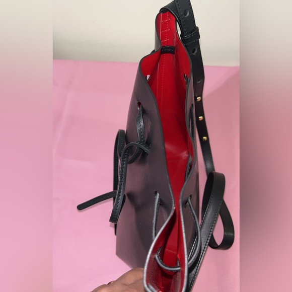 Mansur Gavriel Leather Bucket Bag - Picture 11 of 15